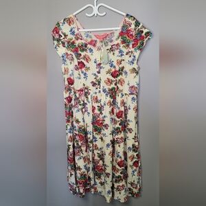 April Cornell Floral Midi Dress NWT Feminine Cottagecore